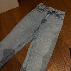Abercrombie & Fitch Light Blue High-Rise Jeans